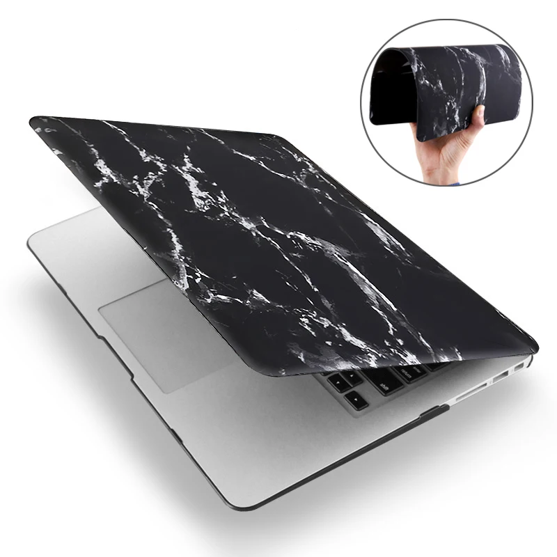 Мраморный чехол для ноутбука MacBook Air 13 Pro retina 11 12 3 15 сенсорная панель mac book Touch ID A1932 +