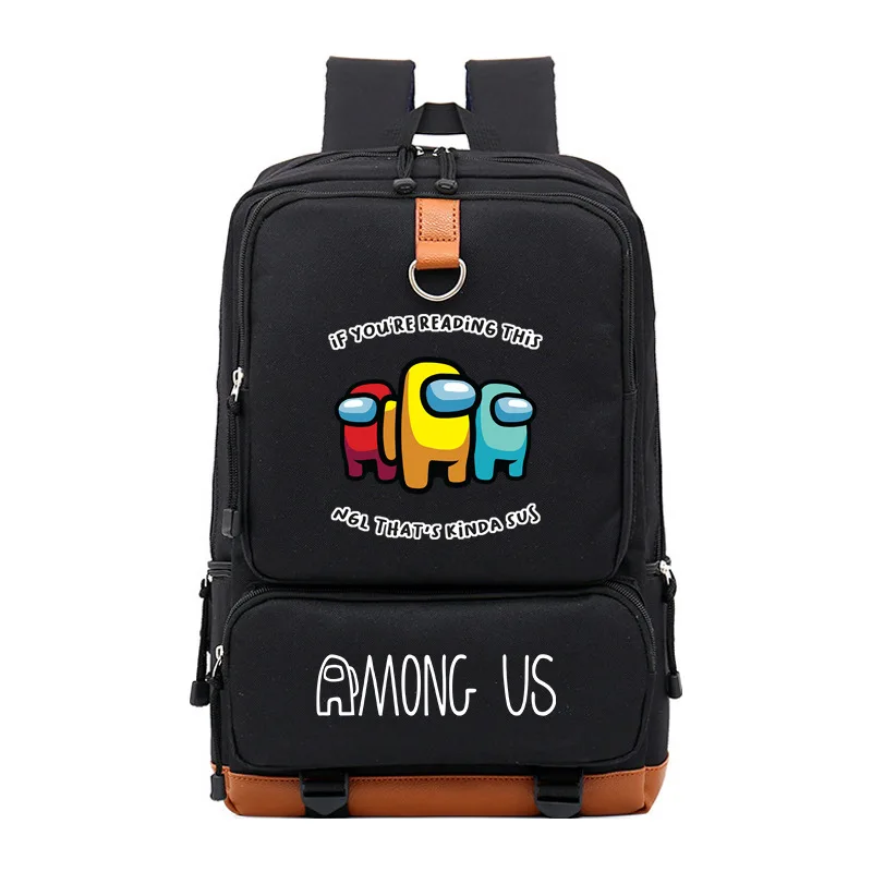 

Among Us Women Men Laptop Backpack Unisex Travel Fashion Backpack Students Teenager School Bags Oxford Bag