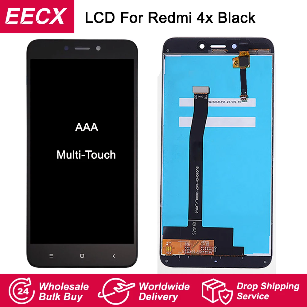 ЖК дисплей 5 0 &quotAAA + для XIAOMI Redmi 4x с сенсорным экраном и дигитайзером рамкой экран