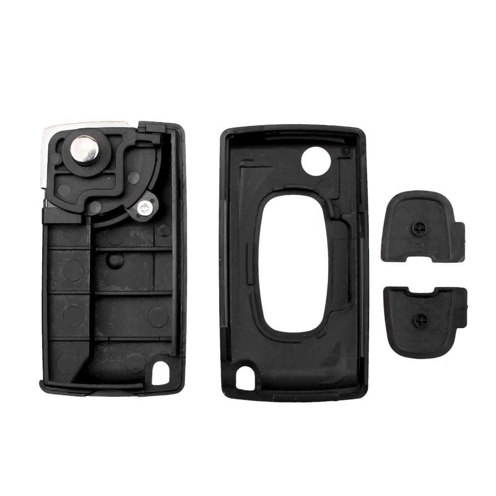 KEYYOU для Peugeot 4007 ET 4008 Citroen C Crosser C4 2 кнопки Fob удаленный ключ чехол откидная оболочка