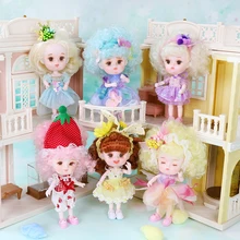 DBS Dream Fairy 1/12 BJD 26 joint body ob11 mini doll with clothes shoes 14cm Cute children gift toy kawaii dodo doll