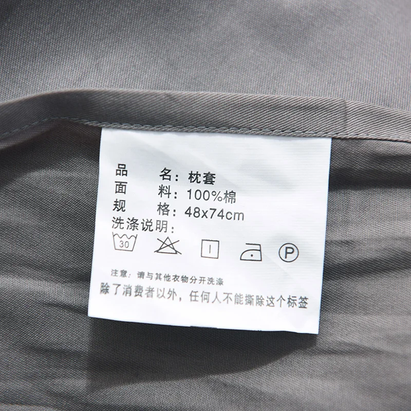 

48x74cm Envelop Style Sleeping Pillowcase 100% Cotton Solid Color Pillow Case Skin Friendly Soft Multi-color Pillow Cover