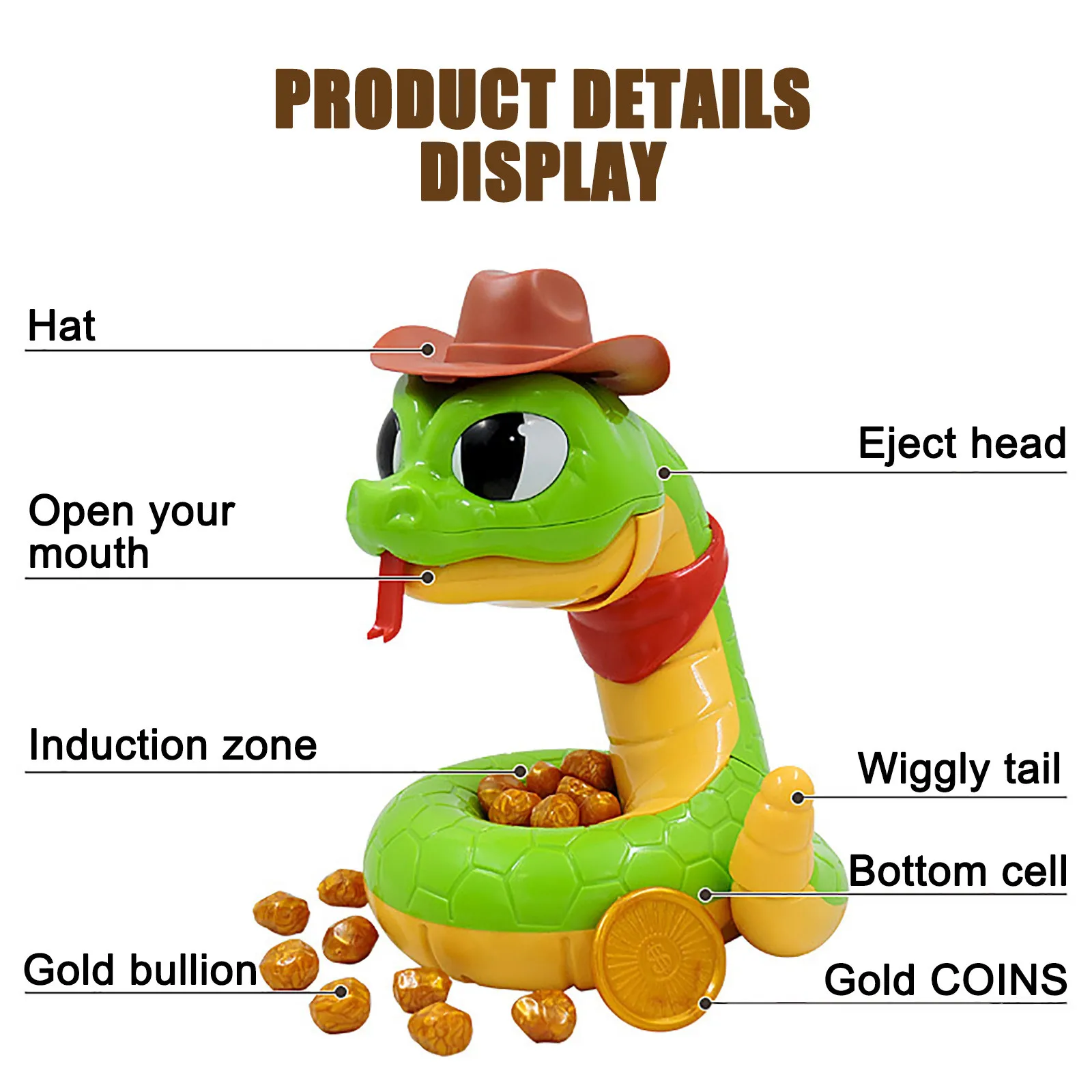 Электрические хитрые и страшные игрушки-погремушки хитрый ужас Снятие