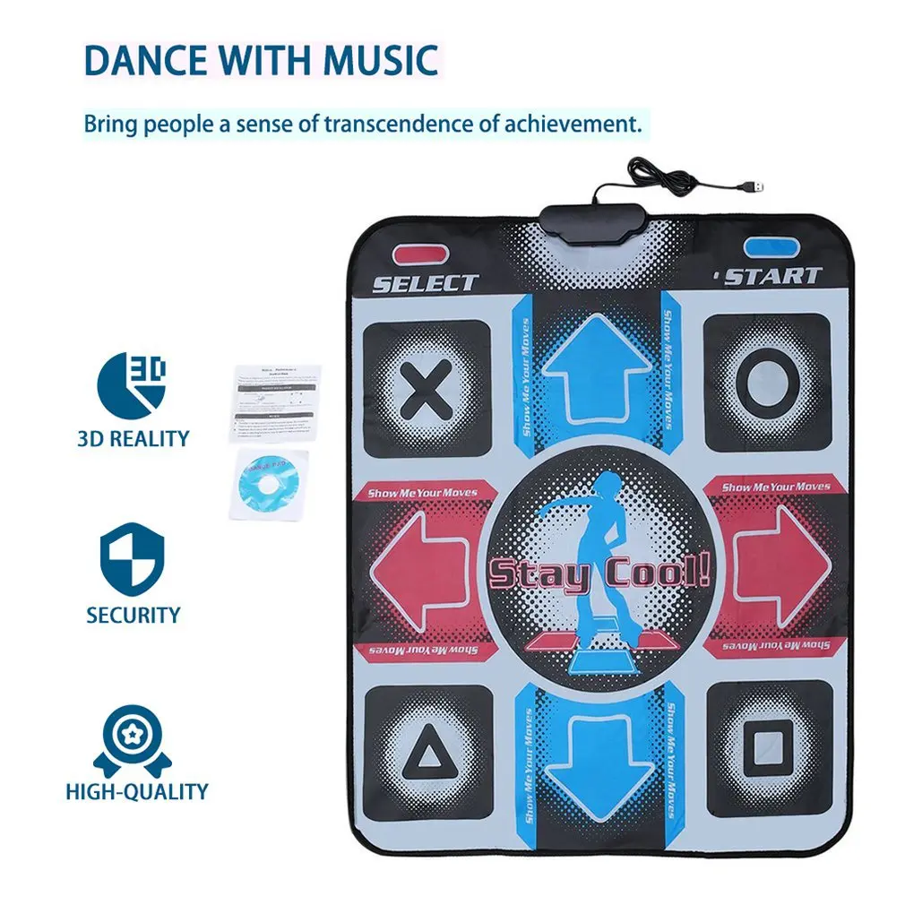 Детский игровой коврик для танцев HD Step Pad Детские подкладки одеяло танцоров