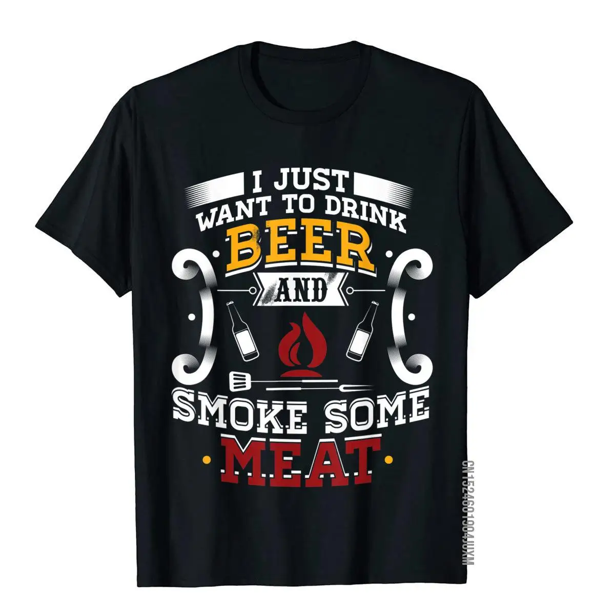 

Я просто хочу пить пиво и курить немного мяса барбекю футболка популярные мужские футболки мотобайкерские топы футболки хлопковые крутые