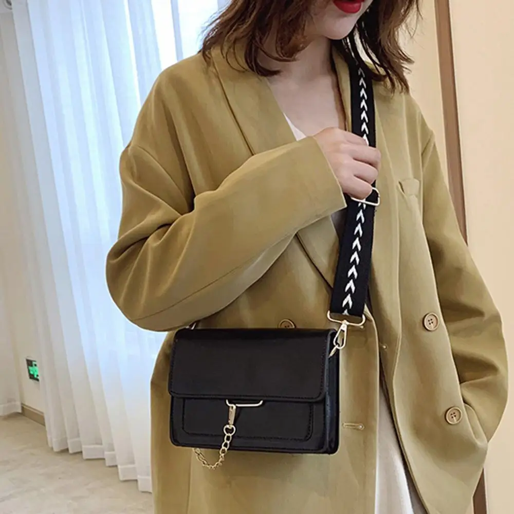 Женская сумка-мессенджер через плечо модная повседневная сумочка из натуральной