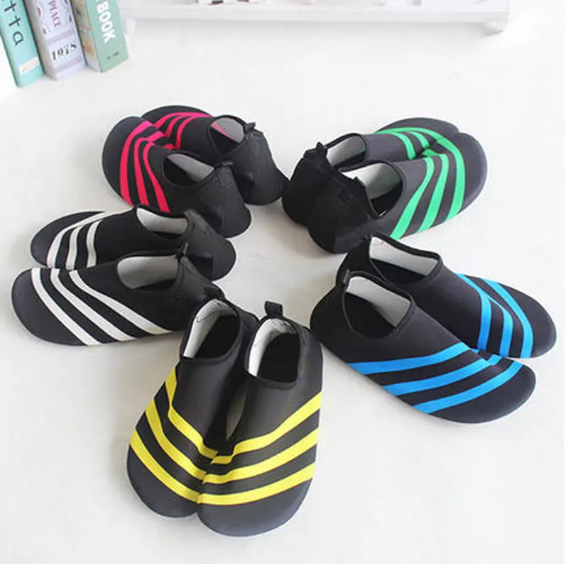 Big Boy Children Beach Slippers Stripe Sock Shoes Breathable Casual Barefoot Shoe Aqua Lightweight Water Size | Детская одежда и