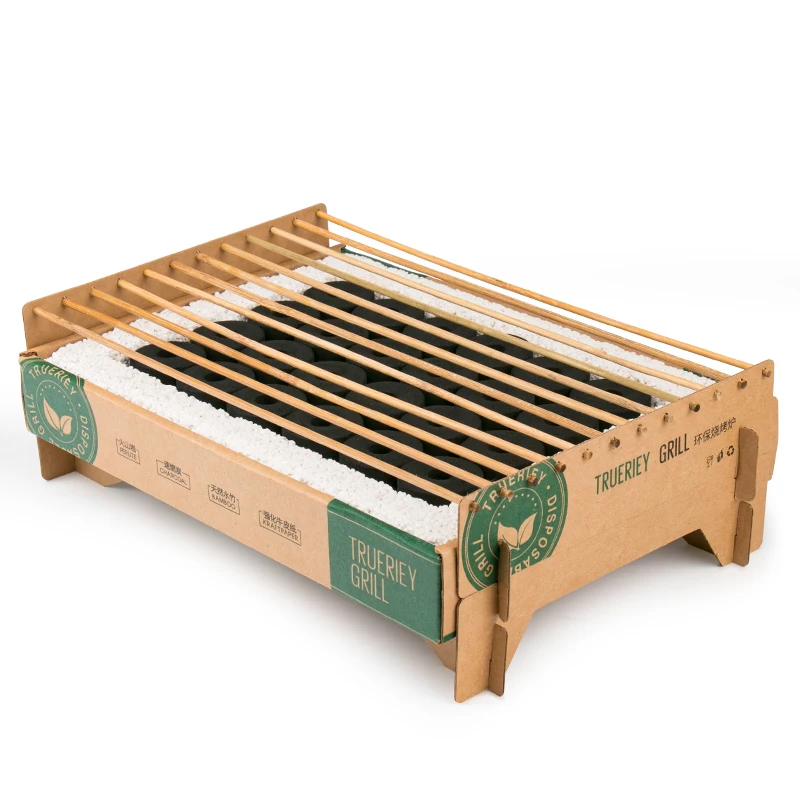 Одноразовые барбекю дома без дыма Крытый Открытый Пикник уголь простой