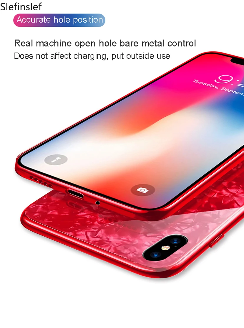 Чехол для Xiaomi Mi Case 9 SE Роскошный Блестящий Твердый Мраморный чехол из закаленного