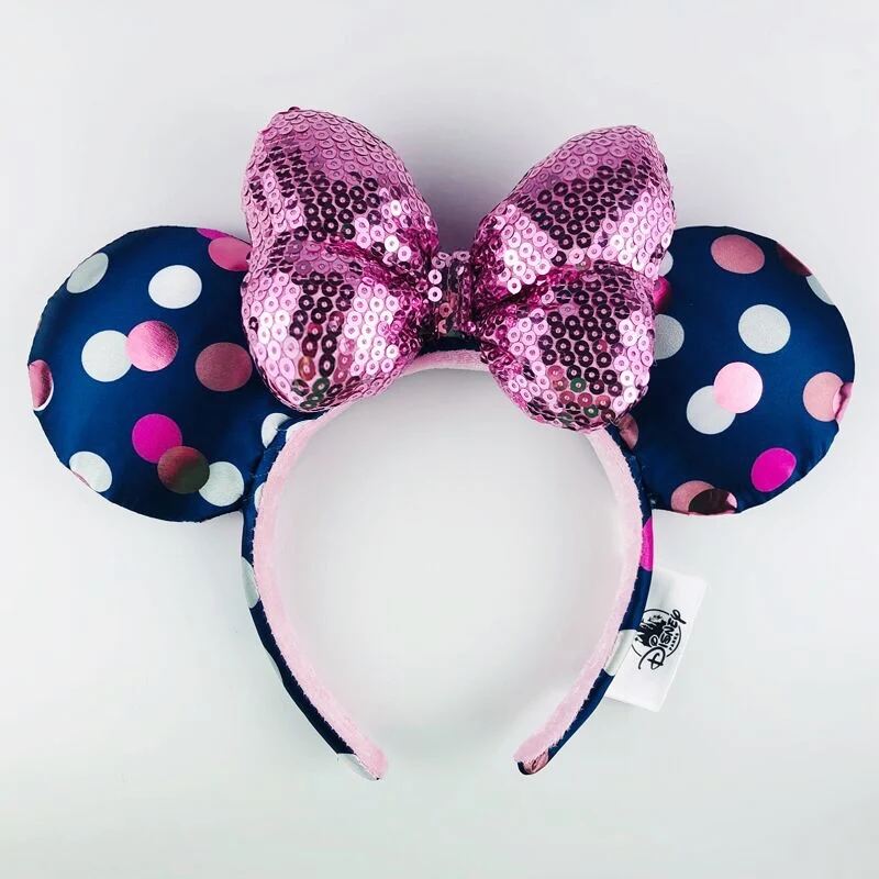 

Disney Parks Mickey Minnie Paris Polka Dot Ears Headband gift