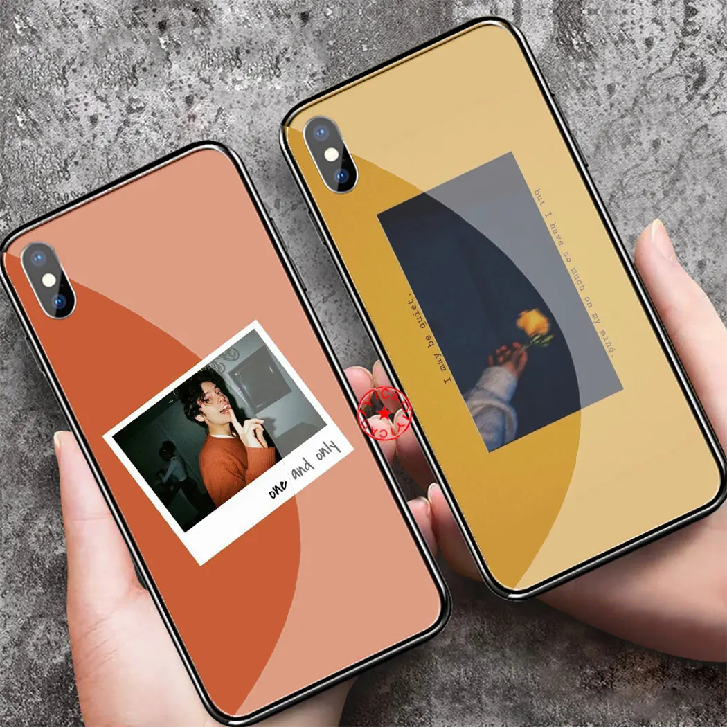 Funny pictures text TPU Novelty Fundas Tempered Glass Case for iphone 5 5S SE 6 6S 7 8 Plus 11 Pro X XR XS Max Cover |