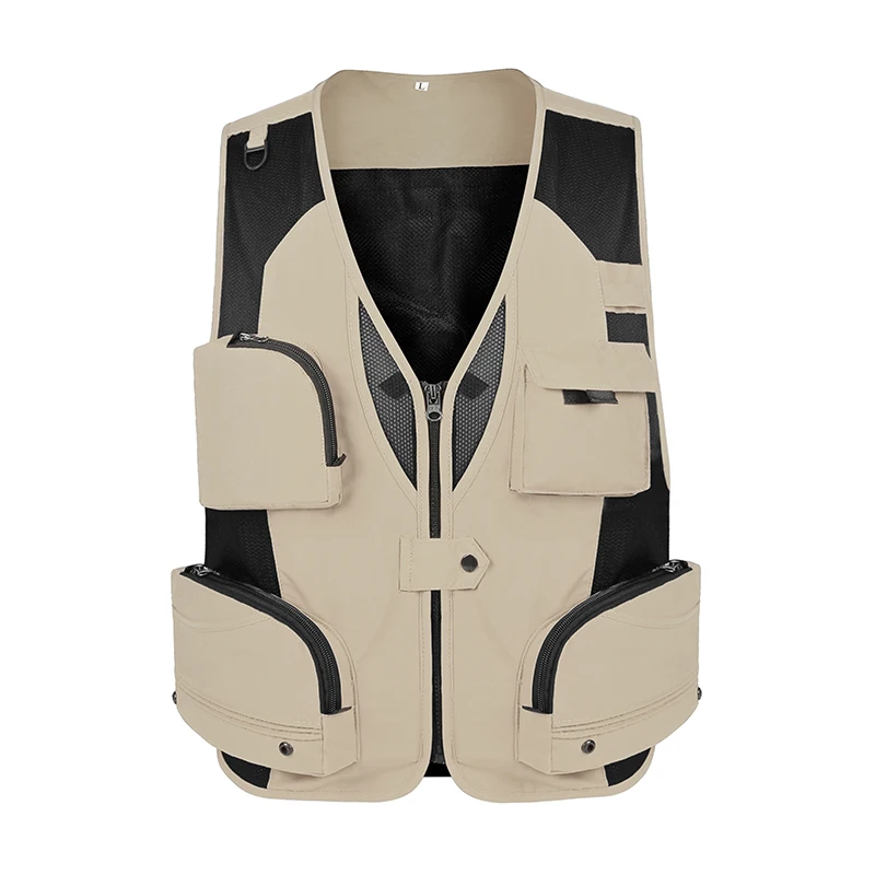 

Fishing Vest Water-Resistant Waistcoat For Men Lightweight Multi Pockets Outdoor Coat