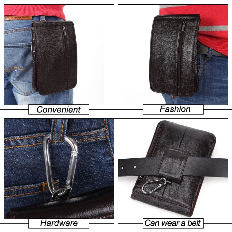 MISFITS ретро двойной чехол держатель для карт Мужская поясная сумка Универсальный