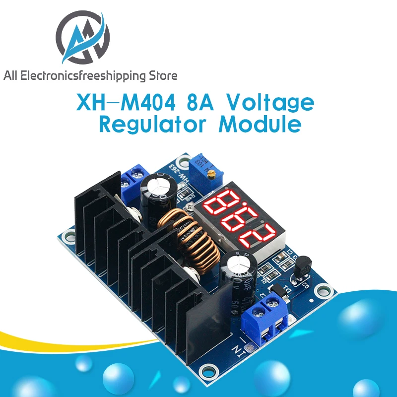1 шт. светодиодный вольтметр ШИМ регулируемый от 4 36 в до 25 понижающий модуль платы