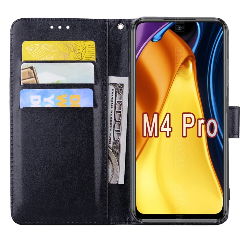 21091116AG Cover For Xiaomi POCO M4 Pro 5G Case Flip Magnetic Card Leather Wallet Hoesje Book For POKO M4 Pro Phone Case Coque