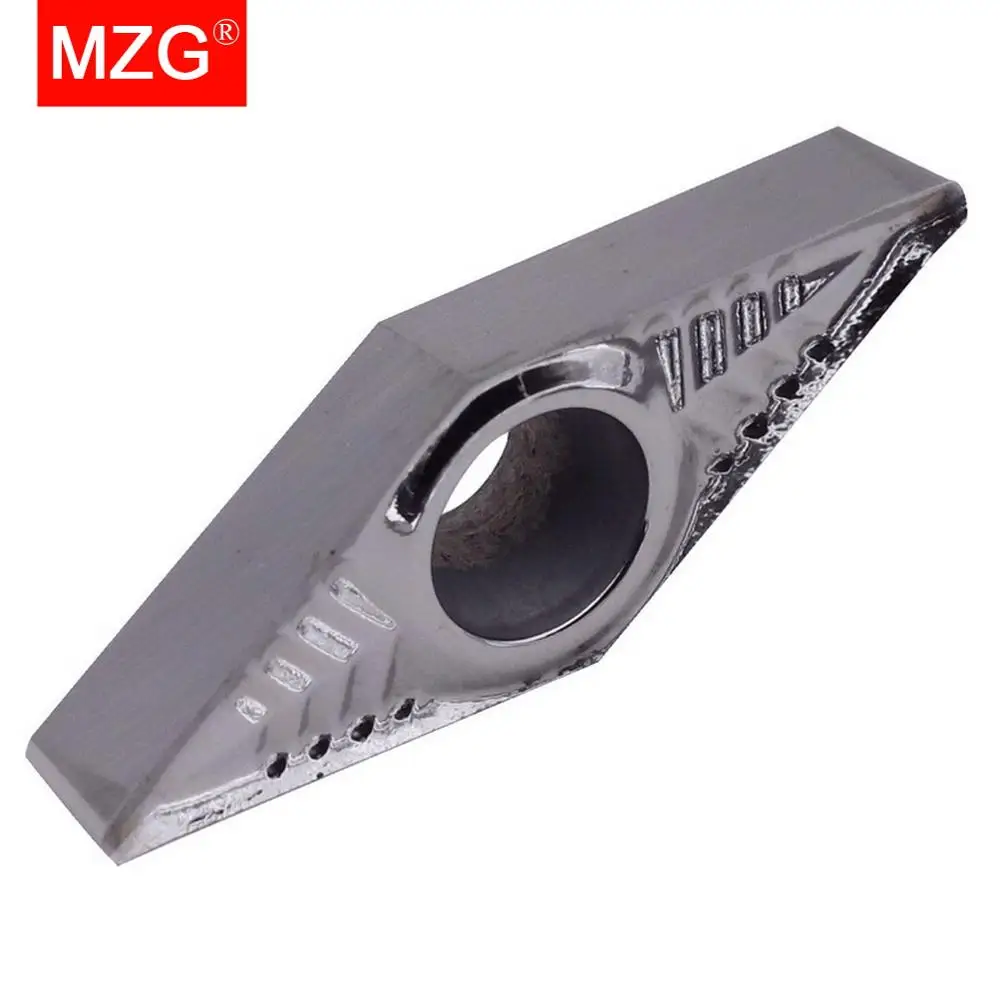 MZG 10 шт. VBGT 1103 1604 02 04 08 ZK01 CNC плазменный резак Медь Алюминий полу финишной обработки