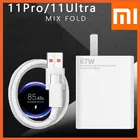 Оригинальное быстрое зарядное устройство Xiaomi Mi 67 Вт с турбонаддувом для Xiaomi 11 Pro и 11 Ultra, полностью заряженное на 36 минут для ноутбука Macbook, air Notebook