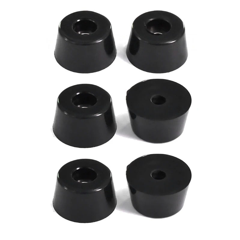 

6pcs Rubber Instrument Case Non-slip Cabinet Box Feet Bumpers Feet Cap K3KB