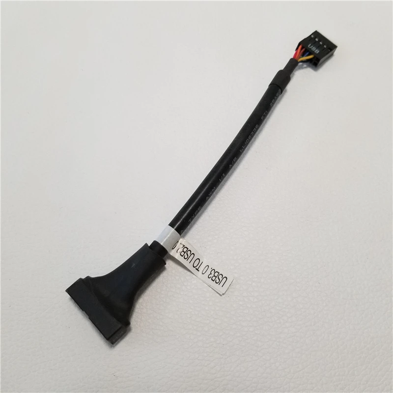 100 шт./лот USB 2 0 до 3 9Pin Женский 20Pin Мужской адаптер удлинитель данных кабель питания