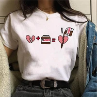 2021 nutella print t shirt women 90s harajuku kawaii fashion t shirt graphic cute cartoon tshirt korean style top tees female