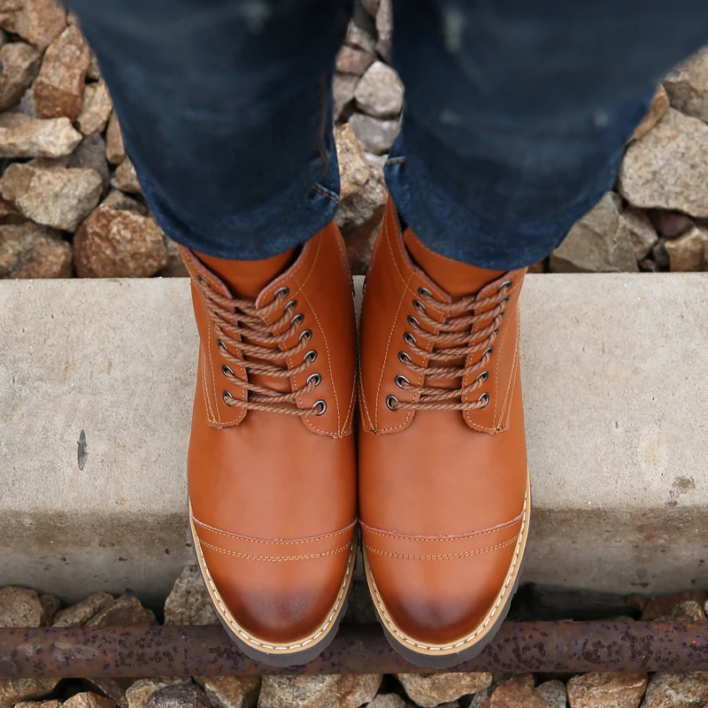 

Трендовые высокие ботинки zapatillas; Трендовые Ботинки Martin; homme top a; Стильные мужские кожаные ботинки с защитой; altas altos designer