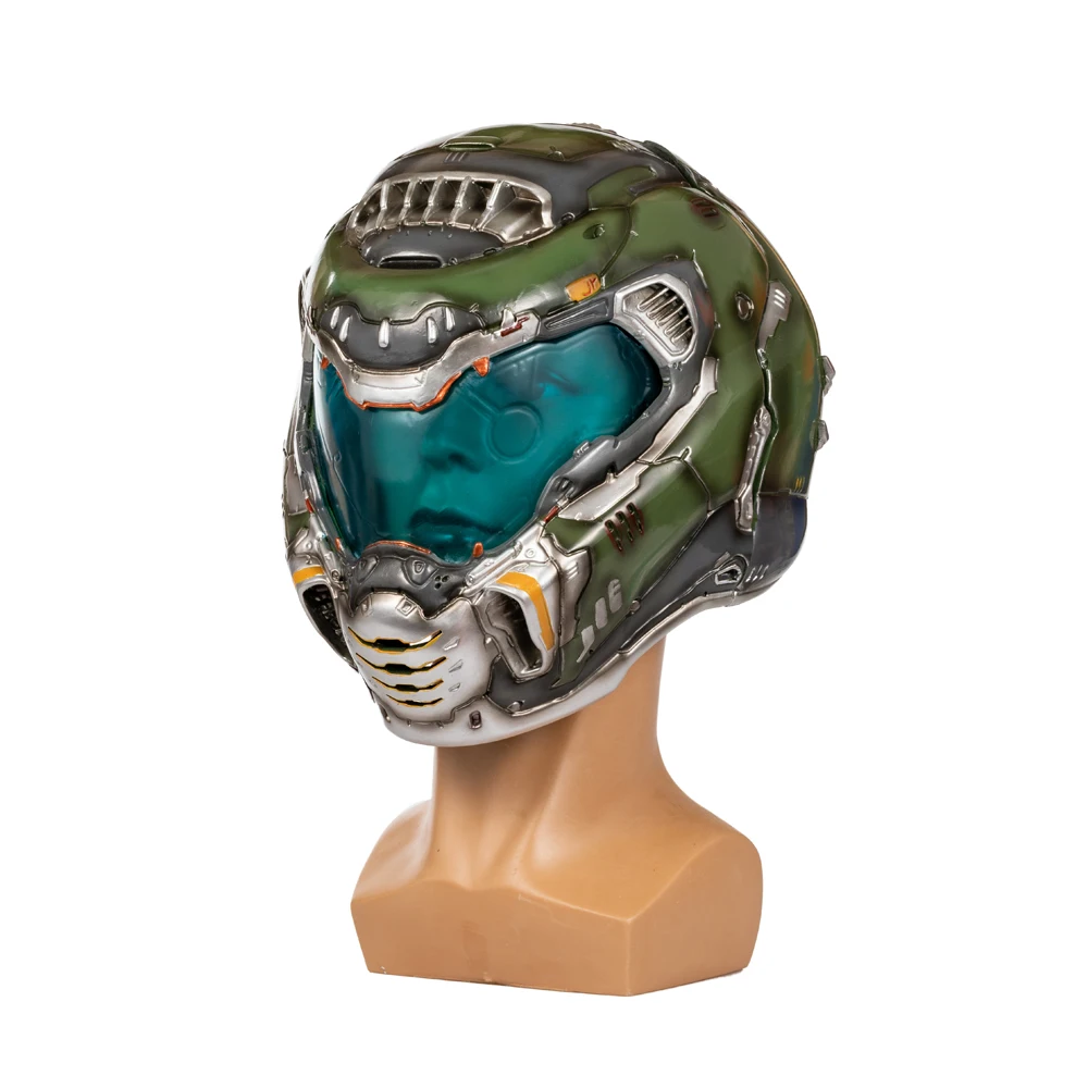 Xcoser Doom вечная Масштаб 1:1 косплей со шлемом игровая маска на всю голову съемный