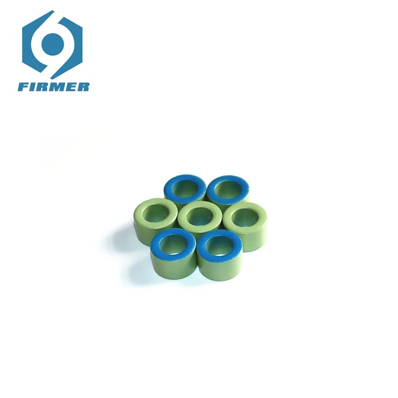 

Ferrite Cores 20.2x12.6x12.7 mm 50PCS Toroidal Core Ferrite Chokes Ring Iron Powder Inductor Ferrite Rings Light Green Blue