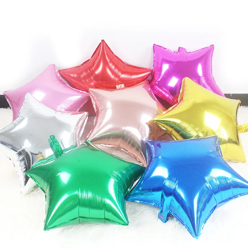 1 шт. 18 дюймов пятиконечная звезда фольгированный шар для ребенка на свадьбу