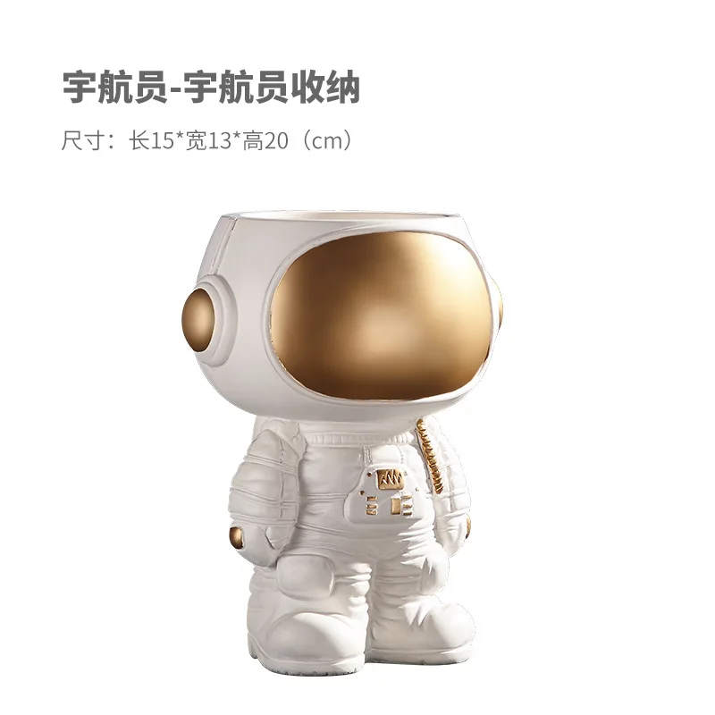 

Nordic creative astronaut decoration living room study wine cabinet decoration astronaut science fiction model resin crafts