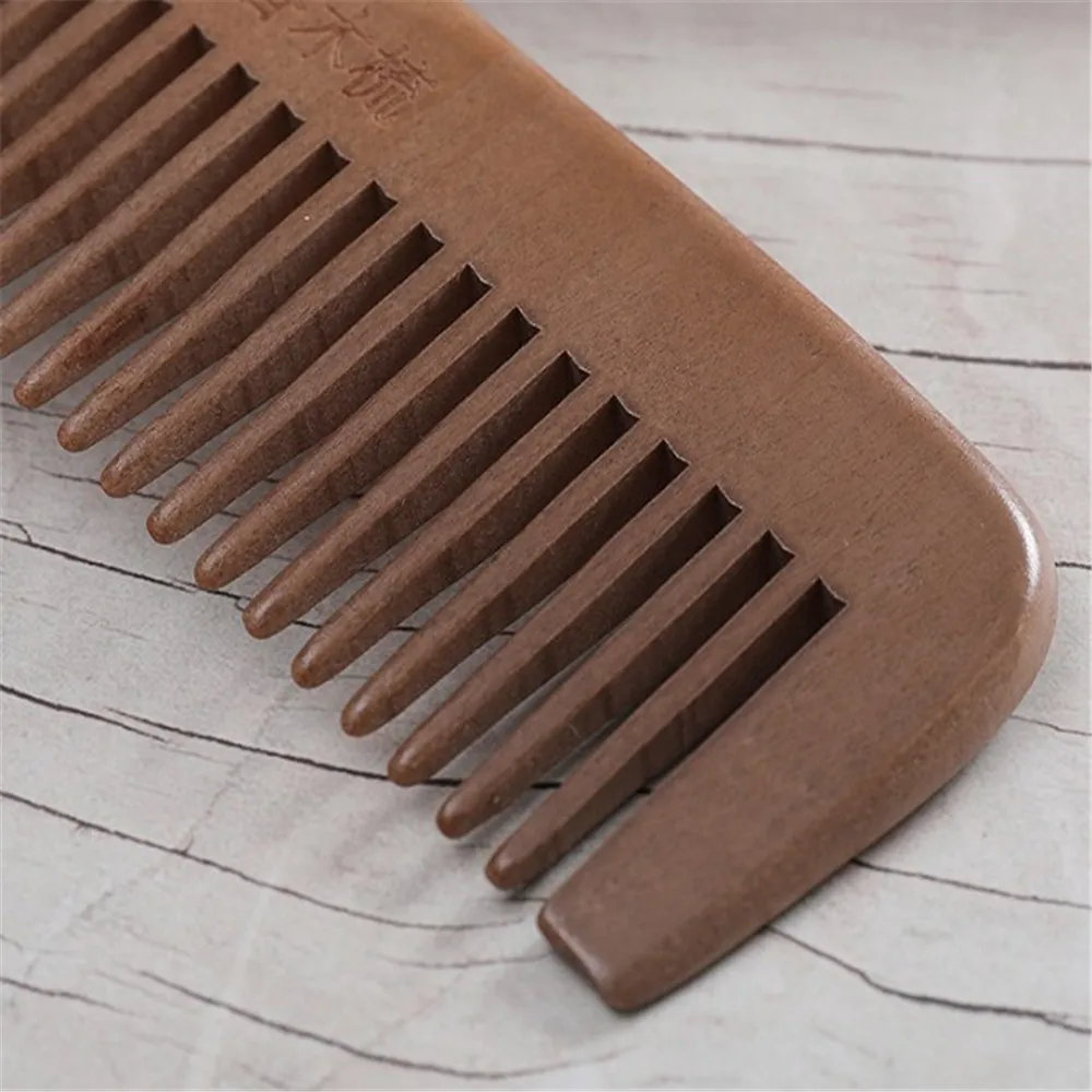 Антистатические деревянные расчески из сандалового дерева 1 шт. модная расческа