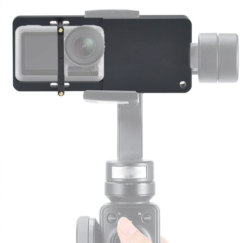 

Профессиональная Монтажная пластина универсальные черные запасные части авиационный алюминий подходит для GOPRO 9