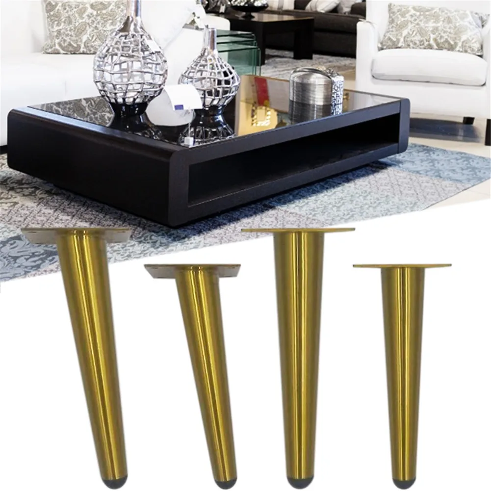 

Coffee Table Desk Legs Stainless Steel Furniture Legs Bench rubber anti-skid For modern desks night stands stools chairs