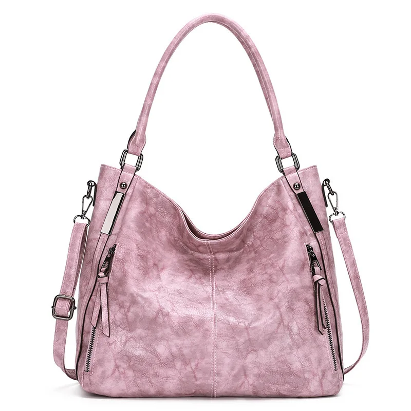 Вместительные сумки-тоуты для женщин простые сумочки на молнии из искусственной