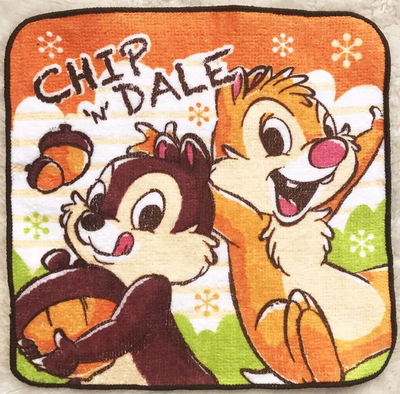 Маленькое квадратное полотенце Disney с мультяшным Микки Маусом детское слюнявчее