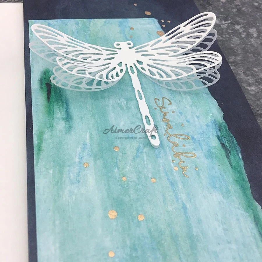 Металлические Вырубные штампы в виде животных aragfly искусственное рукоделие