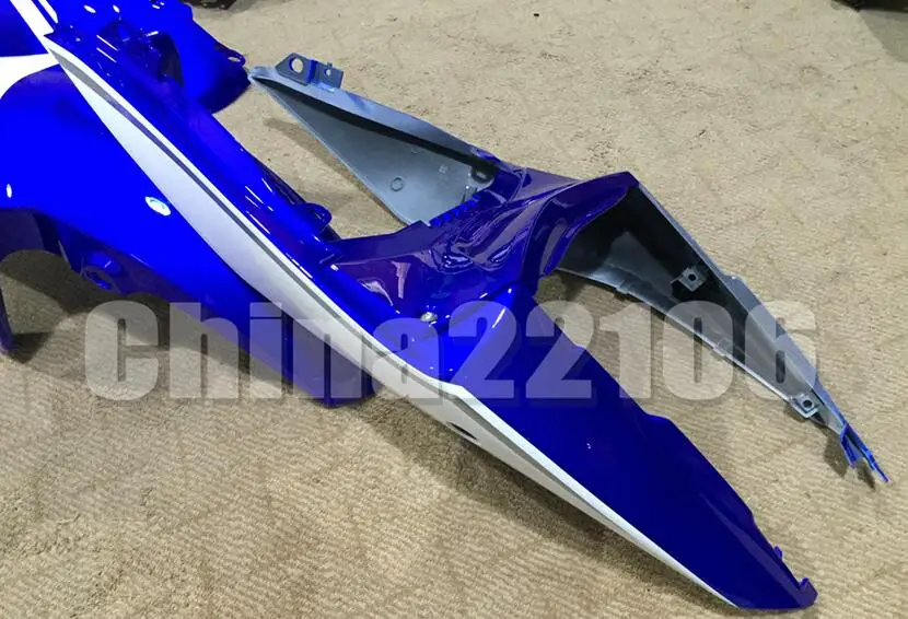 ABS мотоцикл обтекатели комплект для YAMAHA YZF-R3 14 15 16 YZF R3 R25 Полный Обтекатель Набор на заказ синий белый