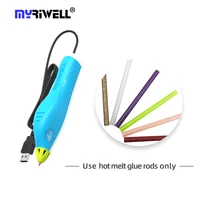myriwell pencil glue sticks professional repair tool 3d pens 3d printing pens hot melt glue gun for designer kids student