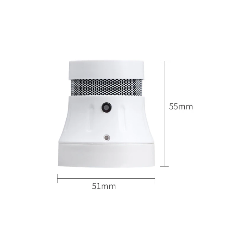 

Tuya WiFi Smart Smoke Detector Long Standby Smart Home Security Alarm System App Monitoring Smoke Alarm Fire Protection