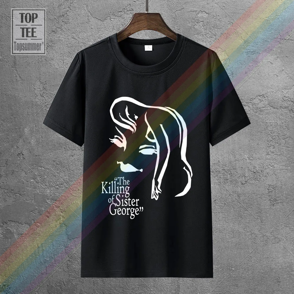

The Killing Of Sister George T Shirts Gothic Funny Tshirts Horror Funny Sweetshirts Black Tee-Shirt Skull Retro T Shirt