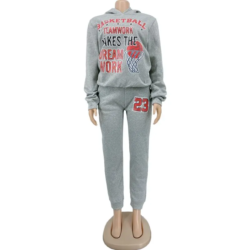 

ZKYZWX Trendy Printed Tracksuit 2 Piece Sets Womens Outfits Long Sleeve Top and Sweatpants Aesthetic Sweat Suit Matching Sets
