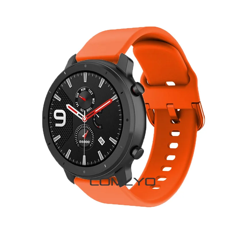 Ремешок для huami amazfit GTR спортивный Быстросохнущий браслет наручных часов 20 мм 22 47 42