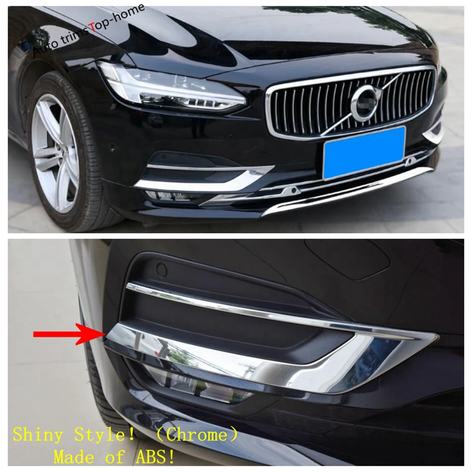 Yimaautotrims ABS хромированный внешний вид подходит для VOLVO S90 2017 2018 2019 Противотуманные