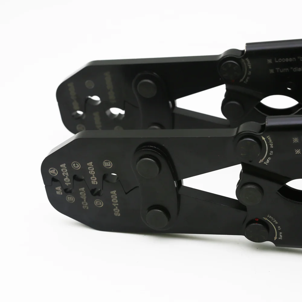 Медные клещи щипцы для обжима 5A-200A открытые клеммы инструменты закрытого провода