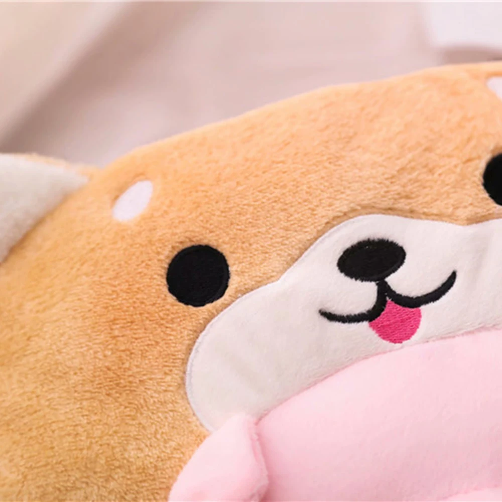 

Pig Shape Hot Water Bottles Bottle Removable Bag Heat Fleece Soft Rubber Bag Hand Warmer