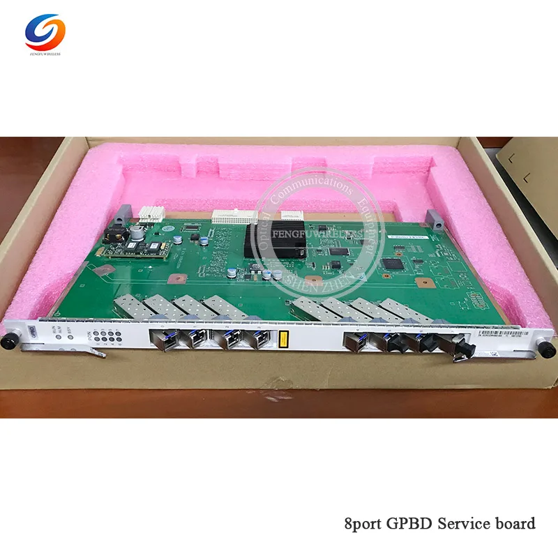 Лучшая цена HW 1" дюймовый OLT GPON OLT MA5608T DC, 1* MPWC силовой Оптический Терминал, 1* MCUD 1G плата управления, GPFD карта - Цвет: 8 port GPBD card