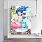 Постер на стену с рисунком из аниме старшая школа