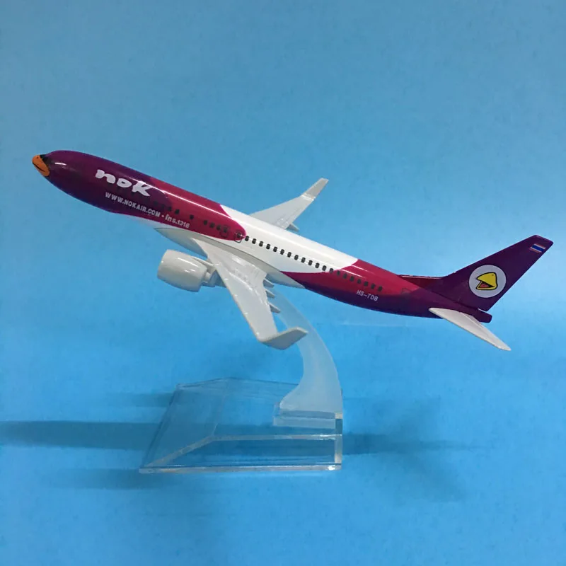 16 см сплав металла тайский NOK B737 Air Airlines Boeing 737 Airways модель самолета l w стенд самолет
