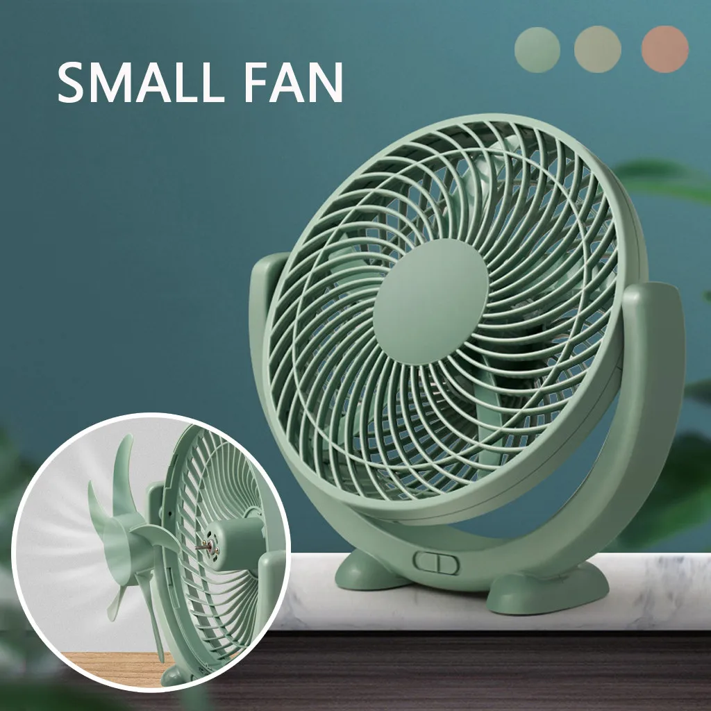 Персональный красочный портативный Настольный вентилятор низкий уровень шума