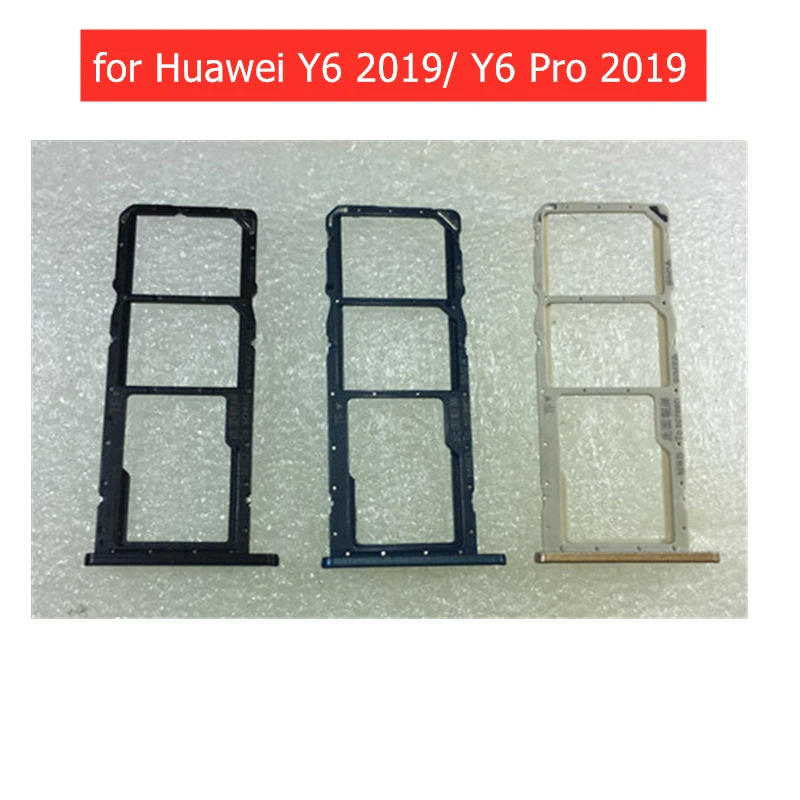 Держатель для карт Huawei Y6 2019/ Pro Prime 2019 слот SIM карты Micro SD держатель адаптера