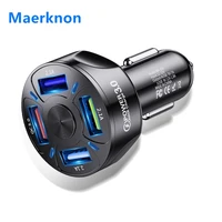 4 usb car chargers quick charge 3 0 4 0 fast charging for samsung huawei xiaomi iphone car charger qc 3 0 adapter car charger